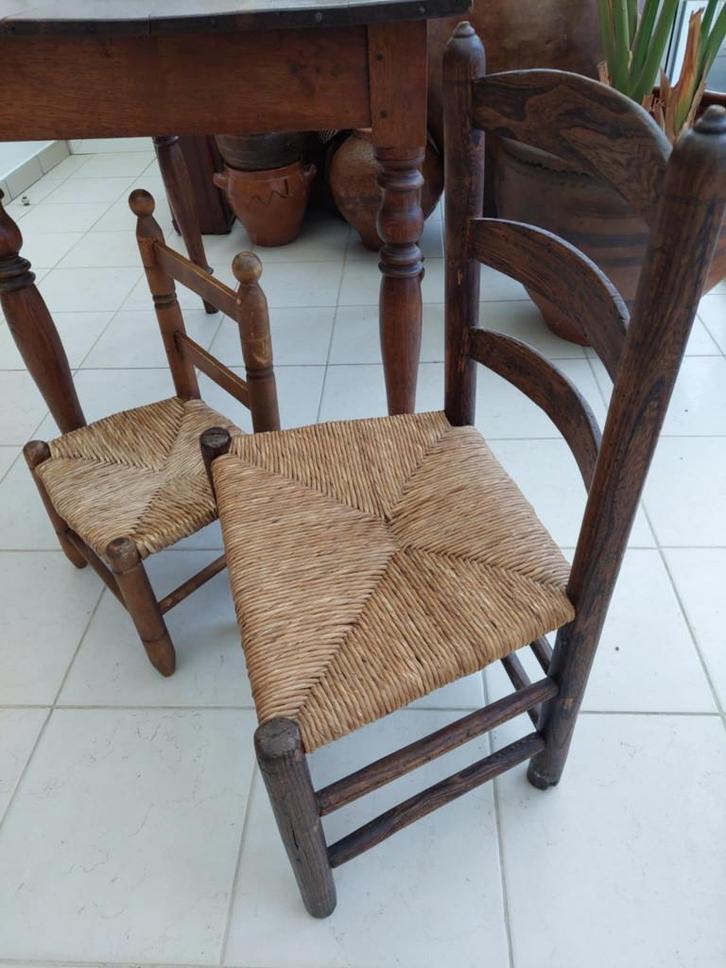 Bijzetstoeltjes  - 2 formaten, Antiek en Kunst, Antiek | Meubels | Stoelen en Sofa's, Ophalen