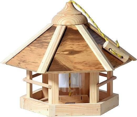 houten vogelvoederhuis | GRATIS LEVERING, Tuin en Terras, Vogelhuisjes en Vogelbaden, Nieuw, Verzenden