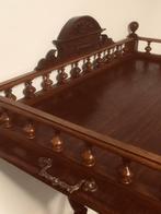 antieke Engelse Butler tray  / dienblad / bijzettafeltje, Huis en Inrichting, Tafels | Bijzettafels, Ophalen, Zo goed als nieuw