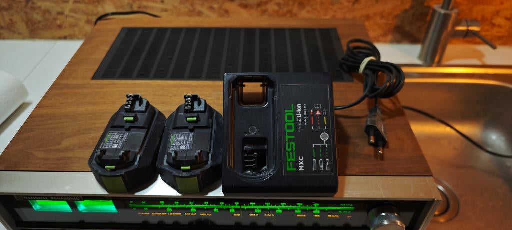 Festool BP-XS BATTERIJ+ LADER !!!, Enlèvement ou Envoi, Utilisé, Rechargeable