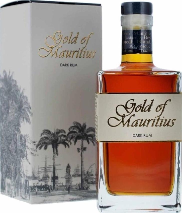Gold of Mauritius Dark Rum 70cl, Verzamelen, Wijnen, Nieuw, Overige typen, Afrika, Vol, Ophalen of Verzenden
