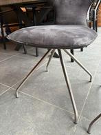 Antraciet grijs set (4 stoelen en 2 krukken), Huis en Inrichting, Stoelen, Ophalen, Grijs