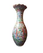 grote Famille Rose vaas., Antiquités & Art, Antiquités | Vases, Enlèvement
