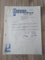 Oude brief van brouwerij Zeeberg Bergenbier 1949 AALST ALOST, Enlèvement ou Envoi, Utilisé, Panneau, Plaque ou Plaquette publicitaire