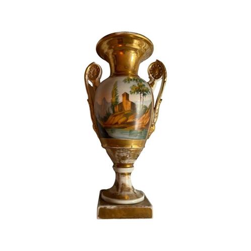 Vase en Porcelaine de Paris du 19ème siècle Médicis, Antiquités & Art, Antiquités | Porcelaine, Enlèvement ou Envoi