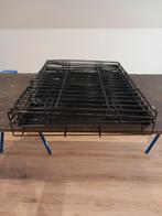 Cage d'intérieur et de transport pliable en métal noir, Animaux & Accessoires, Accessoires pour chiens, Enlèvement, Comme neuf