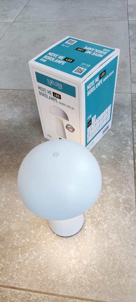 Tafellamp Move Me (wit), Huis en Inrichting, Lampen | Tafellampen, Nieuw, Minder dan 50 cm, Kunststof, Verzenden