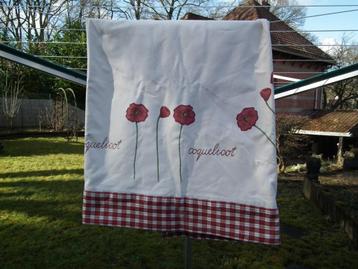 Nappe tissu 100% coton. (150 x 230 cm) Clayre & Eef, Envoi, Comme neuf, Rectangle, Intérieur
