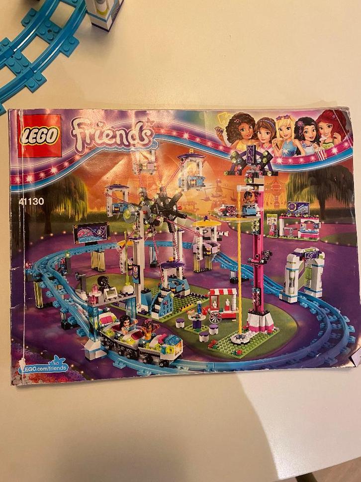 Lego friends: achtbaan-onderwaterattractie-vriendschapshuis, Kinderen en Baby's, Speelgoed | Duplo en Lego, Gebruikt, Lego, Complete set