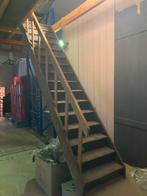 Houten Trap L 390 x B 80cm. 15 dichte treden  max  H 295 cm., Doe-het-zelf en Bouw, Ophalen, Gebruikt, Trap