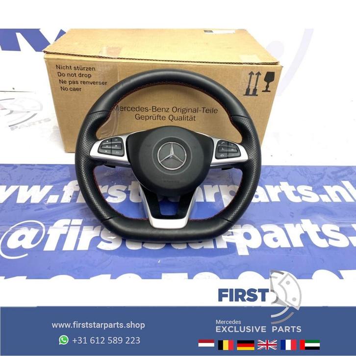 AMG STUUR + AIRBAG Mercedes A B C CLA CLS E GLA GLC GLE S Kl, Auto-onderdelen, Interieur en Bekleding, Mercedes-Benz, Gebruikt
