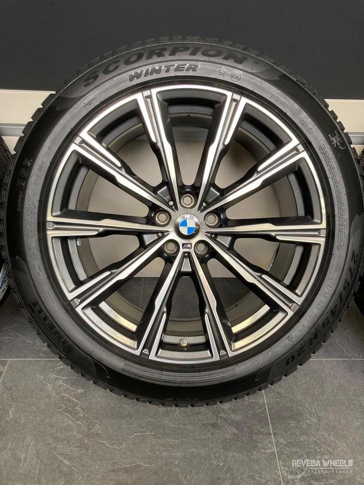 20” originele BMW X5 G05 X6 G06 velgen + nieuwe winterbanden, Auto-onderdelen, Banden en Velgen, Banden en Velgen, Winterbanden