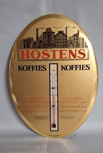 Thermomètre publicitaire | Koffies Hostens Roeselare  disponible aux enchères