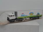 DAF vrachtwagen met koeltrailer - Wiking 1/87, Hobby en Vrije tijd, Verzenden, Zo goed als nieuw, Bus of Vrachtwagen, Wiking