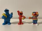 3 Sesamstraat-poppetjes (Ernie, Koekiemonster & Elmo), Collections, Comme neuf, Enlèvement ou Envoi, TV, Figurine ou Poupée
