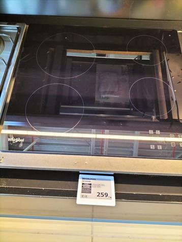 Plaque cuisson Whirlpool AKT8090NE, Electroménager, Enlèvement ou Envoi, 4 zones de cuisson, Encastré, Comme neuf