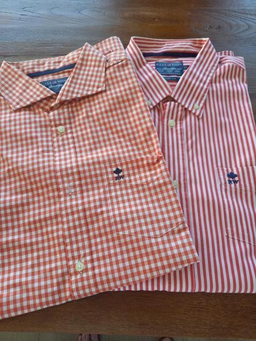 Heren overhemd River Woods 4XL Tight Fit, Kleding | Heren, Overhemden, Gedragen, Overige halswijdtes, Rood, Ophalen of Verzenden