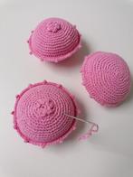 Gehaakt speldenkussentje in katoen. NIEUW !, Hobby en Vrije tijd, Ophalen of Verzenden, Nieuw