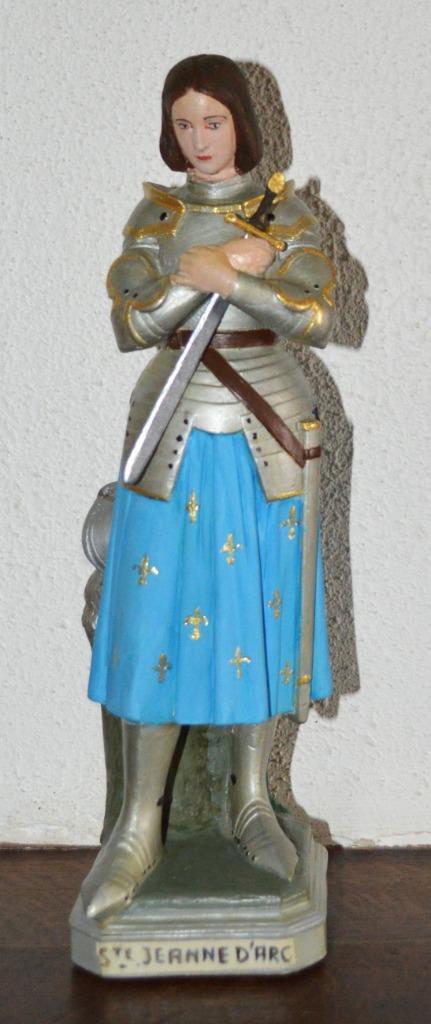 St Jeanne d' Arc, 30 cm, Antiek en Kunst, Antiek | Religieuze voorwerpen, Ophalen of Verzenden