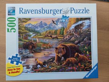 puzzel 500 st - Ravensburger - wildernis beschikbaar voor biedingen