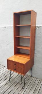 Vintage retro design sideboard highboard boekenkast, Ophalen