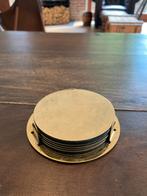 coasters - goud koper vintage look onderzetters, Huis en Inrichting, Woonaccessoires | Onderzetters, Ophalen of Verzenden
