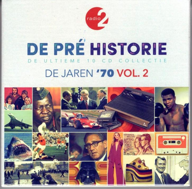 De Pre Historie 70's Vol.2. 10 Cd Box ( nieuw & geseald ), Cd's en Dvd's, Cd's | Verzamelalbums, Nieuw in verpakking, Pop, Boxset