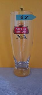 6 glazen NA Stella Artois, Comme neuf, Stella Artois, Enlèvement ou Envoi