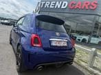Abarth 595 Turismo.BoiteAuto.SPORT.CUIR.InterscopSound.GAR1, Auto's, Abarth, Automaat, 4 zetels, 4 cilinders, Blauw