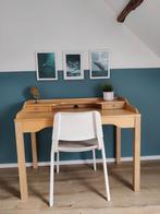 Houten bureau, Huis en Inrichting, Ophalen, Zo goed als nieuw, Bureau