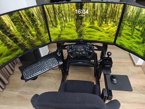 Complete sim setup moza + Simlab inclusief game PC, Games en Spelcomputers, Spelcomputers | Overige, Zo goed als nieuw, Ophalen