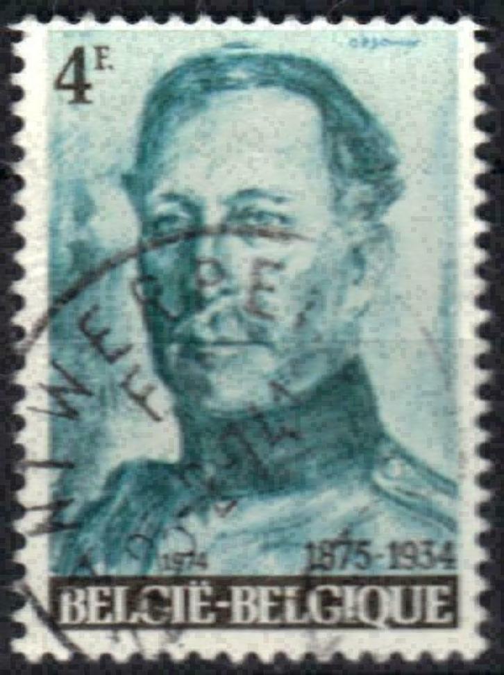 Belgie 1974 - Yvert 1697/OBP 1704 - Overlijden Albert I (ST), Postzegels en Munten, Postzegels | Europa | België, Gestempeld, Koninklijk huis