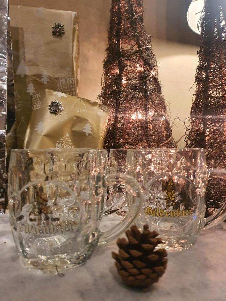 4 + 2 chopes à bière ! Jupiler, Chimay, Orval, Westvleteren, Verzamelen, Glas en Drinkglazen, Zo goed als nieuw, Ophalen