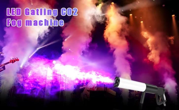 Nieuwe First Class CO2 Gun, Muziek en Instrumenten, Licht en Laser, Nieuw, Licht, Geluidgestuurd, Kleur, Stroboscoopeffect, Ophalen of Verzenden