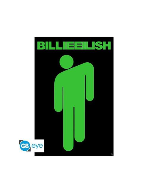 Billie Eilish - Poster Maxi (91.5x61cm) - Stickman, Verzamelen, Posters, Nieuw, Muziek, Deurposter of groter, Vierkant, Verzenden
