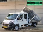 Opel Movano 140PK Driezijdige Kipper Dubbel Cabine Airco Cru, Auto's, Stof, Euro 6, 4 cilinders, 3000 kg