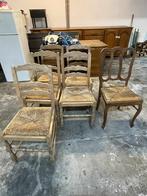 Lots de 5 chaises + 1, Antiek en Kunst, Antiek | Meubels | Stoelen en Sofa's, Ophalen