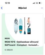 MOAI 10’6 allround oplaasbaar sup compleet, Watersport en Boten, Ophalen of Verzenden, Zo goed als nieuw