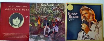 LP's Greatest hits: Linda Ronstadt - Kenny Rogers - Bread