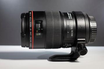 Canon EF 100 L is usm avec collier arcaswiss beschikbaar voor biedingen