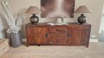 Teak dressoir - landelijk / koloniaal - zeer mooi, Ophalen, Teakhout, Zo goed als nieuw, 200 cm of meer