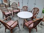 rotan stoelen, Ophalen, Zo goed als nieuw, Riet of Rotan, Vijf, Zes of meer stoelen