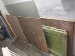 Groene OSB 145X122 cm en diverse houten platen, Zo goed als nieuw, Ophalen, Verbouwing