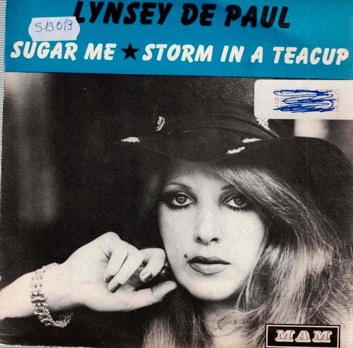 Vinyl, 7"   -   Lynsey De Paul – Sugar Me / Storm In..., CD & DVD, Vinyles | Autres Vinyles, Autres formats, Enlèvement ou Envoi