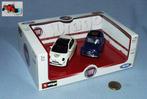 Bburago Giftset : Set 2 x Fiat 500 (Wit & Blauw) 50 jaar, Nieuw, Overige merken, Auto, Verzenden