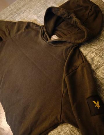 Lyle & Scott hoody xs Relaxed fit unisex army green maat xs  beschikbaar voor biedingen