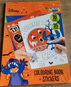 Stitch: kleurboek + stickers - thema Halloween (ongebruikt), Ophalen of Verzenden, Overige figuren, Zo goed als nieuw, Papier, Kaart of Schrift