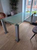 Glazen tafel, Huis en Inrichting, Tafels | Eettafels, Ophalen