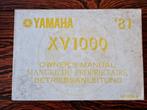YAMAHA XV 1000, Motos, Modes d'emploi & Notices d'utilisation, Yamaha