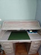 eiken bureau met rolluik, Ophalen of Verzenden, Gebruikt